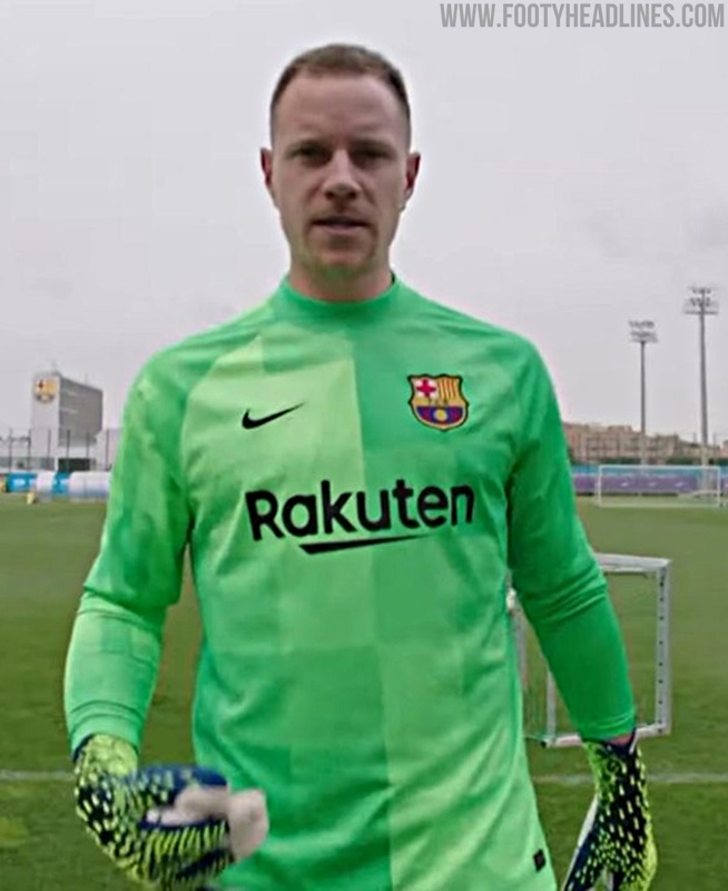 FC Barcelona 21 22 Goalkeeper Kits Revealed La Liga Only